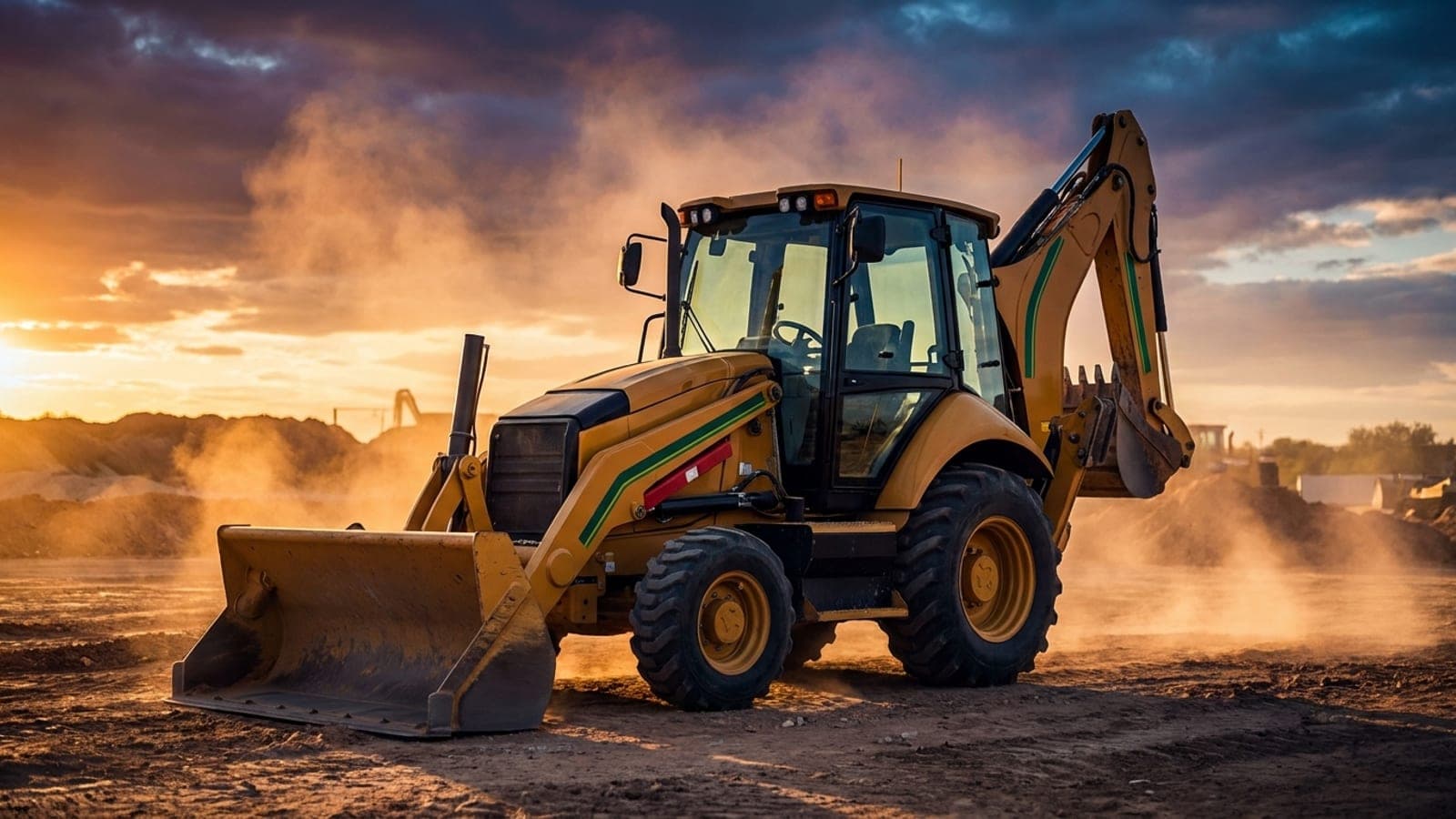 John Deere 210-LE — Retroexcavadora